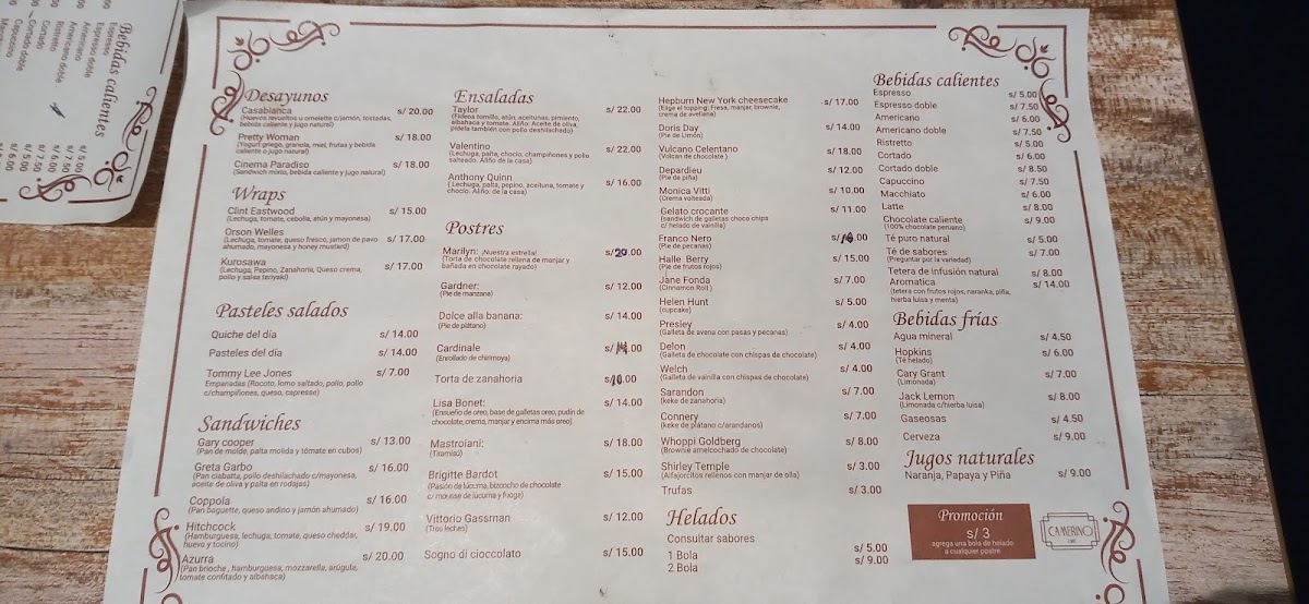 Menu Camerino Caffe-9